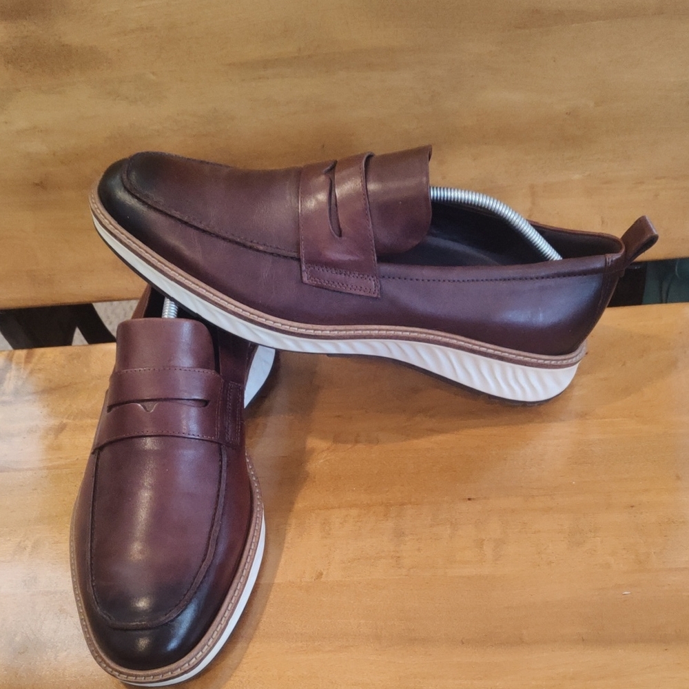 Echo St.1 hybrid Loafers Cognac Size 12 Made In Portugal